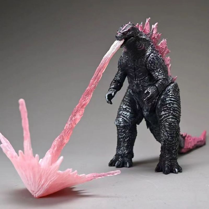 Nội địa 2024 Godzilla vs King Kong 2 Pink Rise Godzilla Đồ chơi mô hình di chuyển được