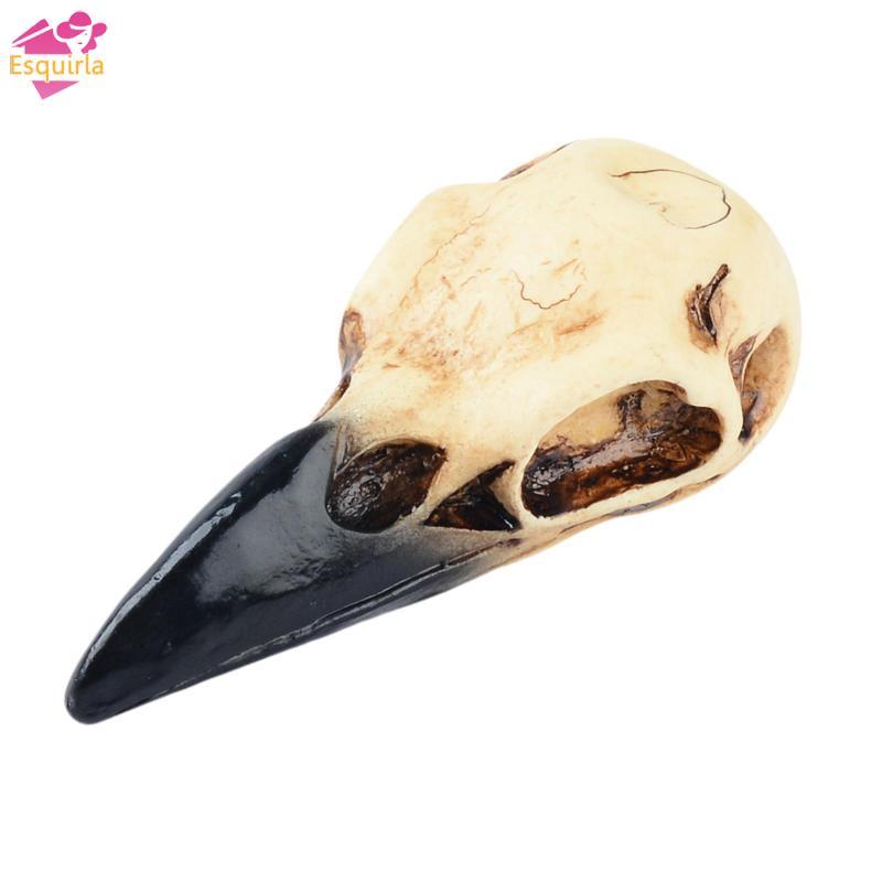 Trang trí đầu lâu Raven, Trang trí đầu lâu Raven, Trang trí, Dây chuyền Gothic, Nhựa, Mặt dây chuyền