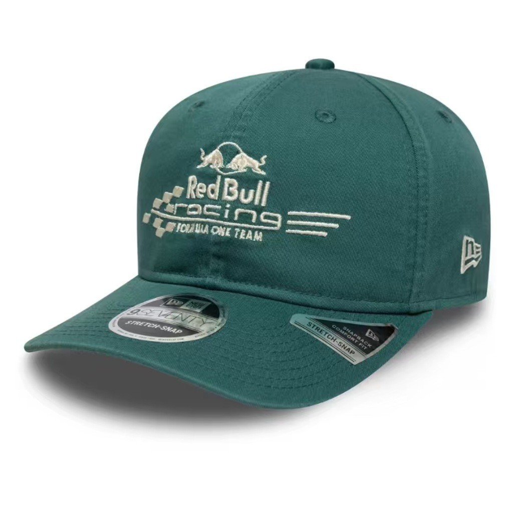 RedBull Racing F1 Team Washed Red Green Driver Cap FFHQ