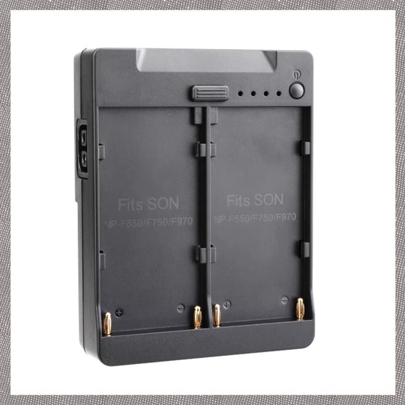 [M G L O] Pin Dual NP-F550 / 750 / 970 NP-F Series sang V-Mount Lock Tấm chuyển đổi pin gắn chữ V ch