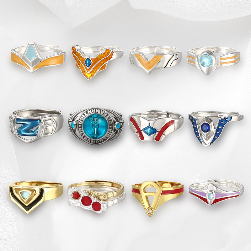 Lion 's Eye Leo Ring Ultraman Esteliga Transformer Anime Tiga Zero Ring Series