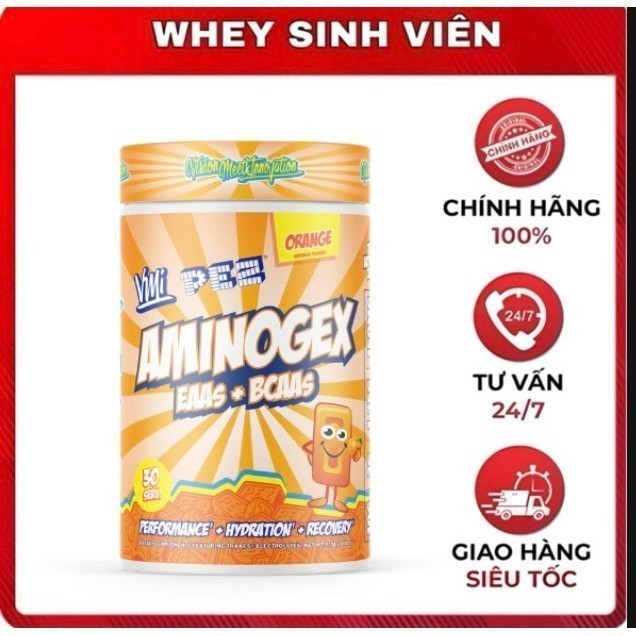 [Siêu Sale] VMI Aminogex EAA / BCAA + Hydration ( 30 servings ) 10g EAA Hỗ Trợ Phục Hồi -  Whey Sinh