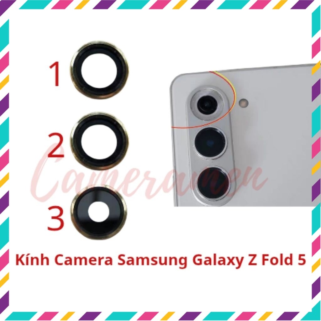Kính Camera Samsung Galaxy Z Fold 5 / ZFold 5 / Z Fold5 ( Zin )
