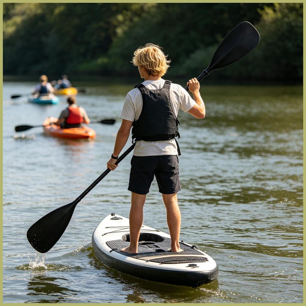 Câu Cá Kayak Mái Chèo Hợp Kim Nhôm Nhẹ Có Thể Điều Chỉnh Linh Hoạt Kayaking Oars Để Câu Cá Kayaking 