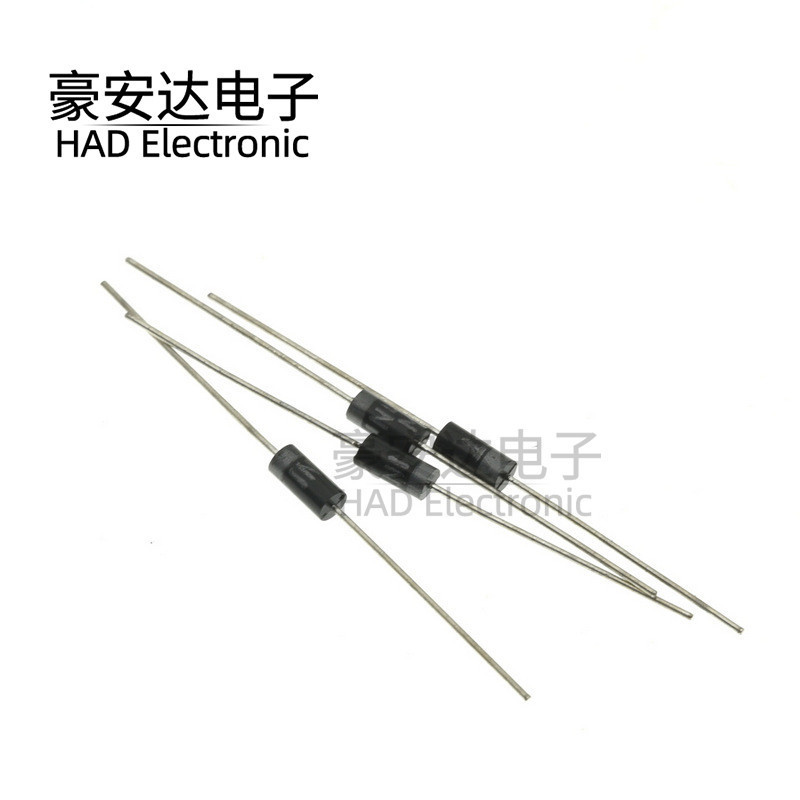 Diode IN4007 1N4007 In-Line Chỉnh Lưu Diode 1A / 1200V 100 Cái / hộp Chân Dài