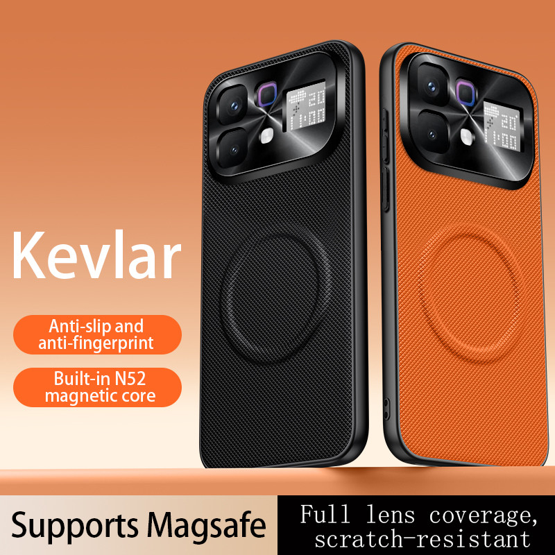 Ốp điện thoại sạc không dây từ tính Kefla-Pattern sang trọng cho Infinix Note 60 Pro Vỏ bảo vệ ống k