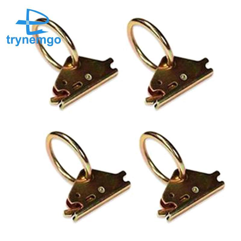 4 Gói Thép E-Track O-Ring Tie-Down Neo cho E-Track Tie-Down Hệ thống Hàng hóa an toàn trong xe kéo p