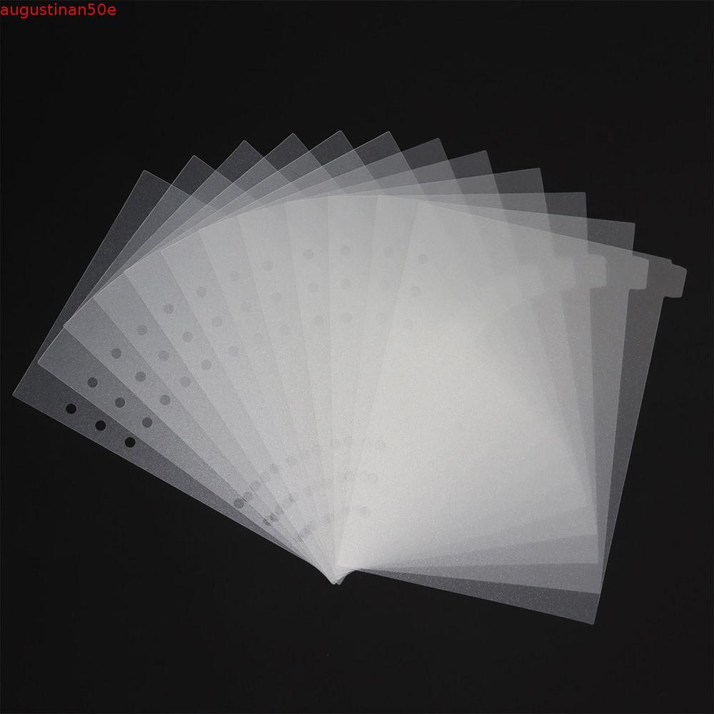 VERGE Binder Index Dividers Văn phòng phẩm PVC Notebook Sticker Separator Trang cho A5 / A6 Notebook