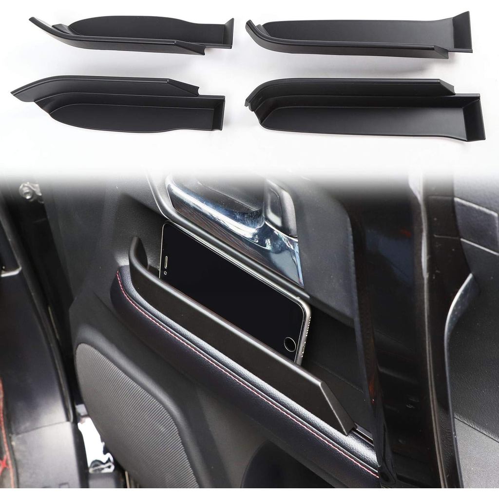 Voodonala cho Hộp lưu trữ cửa bên 4Runner Khay sắp xếp găng tay Tay nắm cửa Thùng lưu trữ cho phụ ki