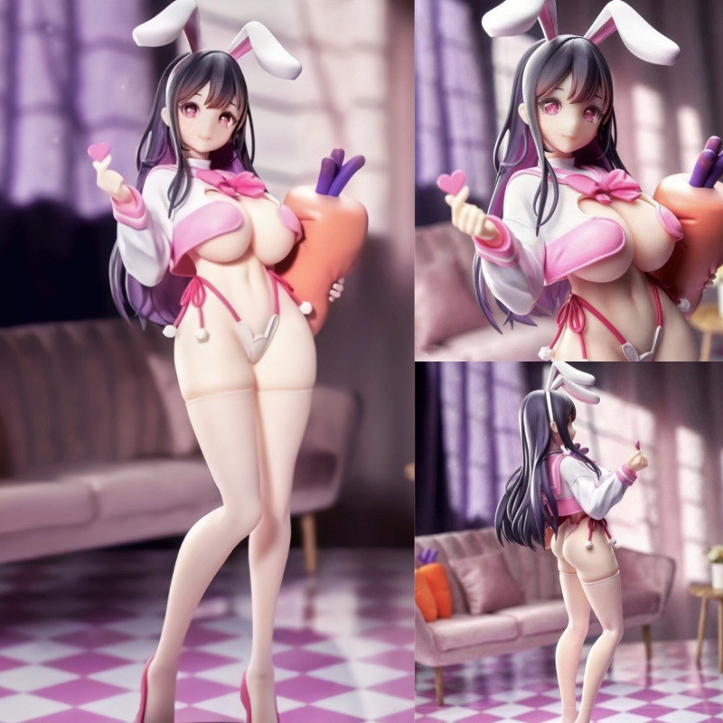 DGMQ Bunny Girl Ushi no Sakura Figure Two-dimensional anime beauties Sexy Bunny Girl Figurine Trendy