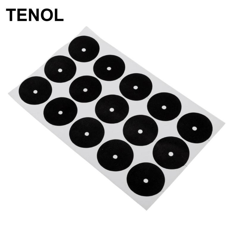 TENOL 15x American Pool Table Spot Bida Cue Ball Point Vị trí Sticker Marker Black04