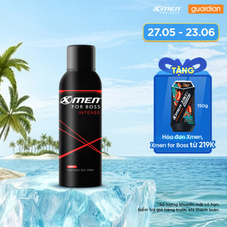 Xịt khử mùi x-men for boss intense perfumed deo spray hương trầm nội lực 150ml