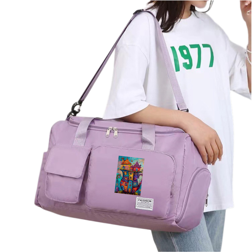 Túi du lịch & Ấm trà Whimsical House Art Print