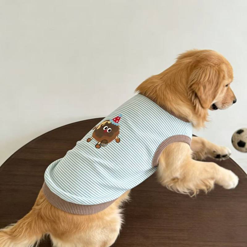 Thin Large Dog Clothes Anti-Lint Golden Retriever Alaska Breathable Sun Protection Big Dog Cool Clot