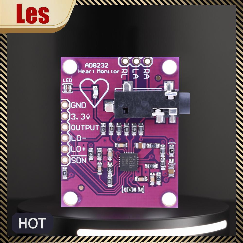AD8232 ECG Đo sinh lý xung tim DC 3.3V Mô-đun đơn vị điện