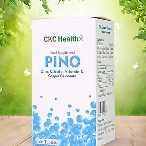 Viên uống bổ sung kẽm PINO CKC Health ( hộp 60 viên)