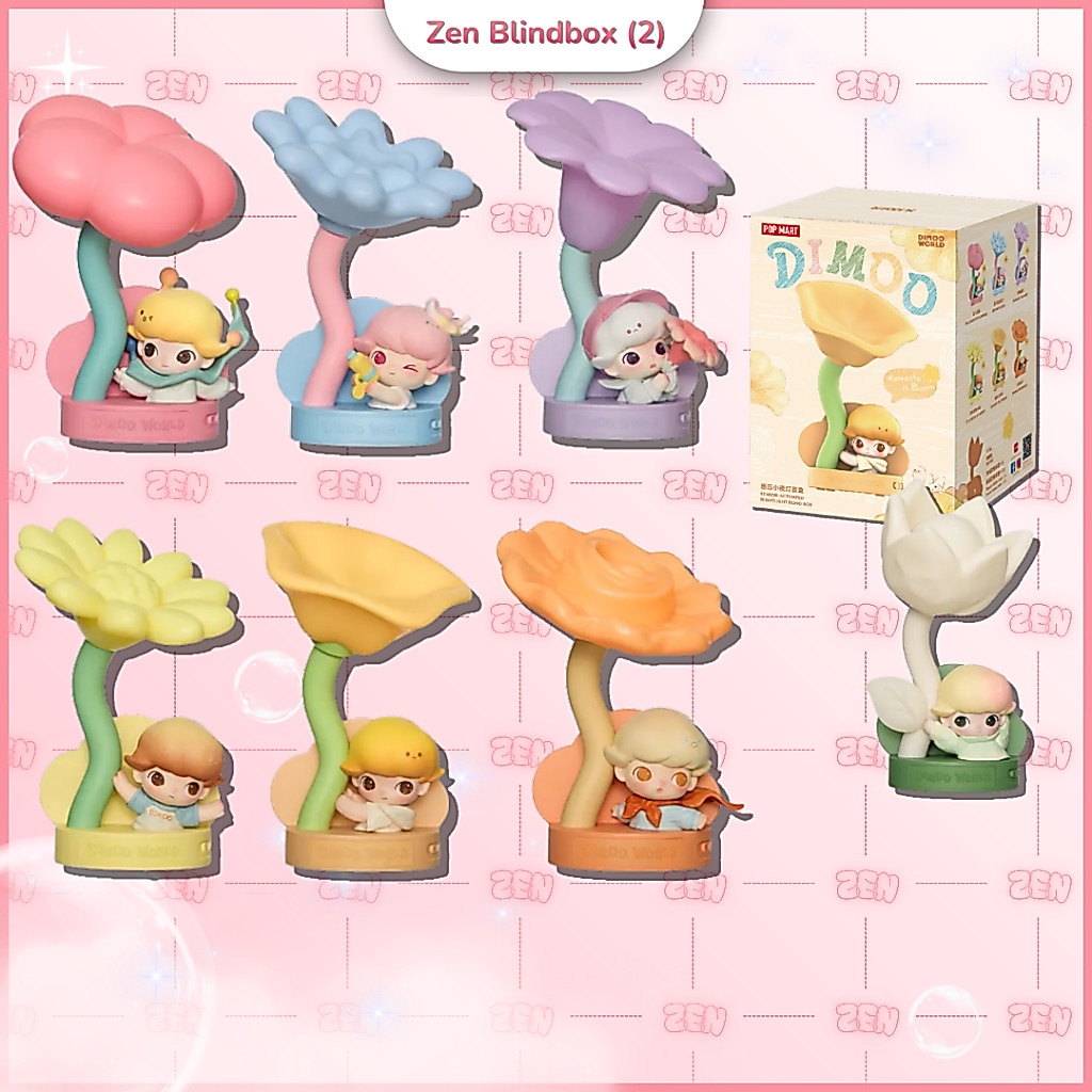 [CHÍNH HÃNG] Blindbox Dimoo Moment in Bloom Series Sensor Mô Hình Dimoo Đèn