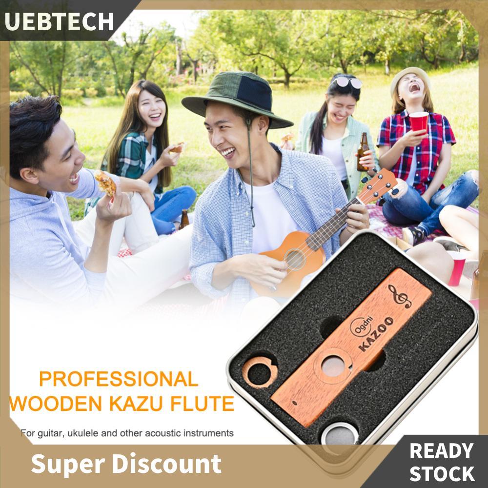 [uebtech.vn] Sáo Kazoo gỗ nhẹ Kazoo dễ chơi cho người lớn Quà tặng trẻ em