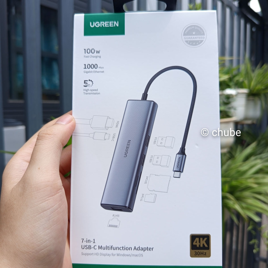 Hub chuyển Ugreen 7 in 1 CM512