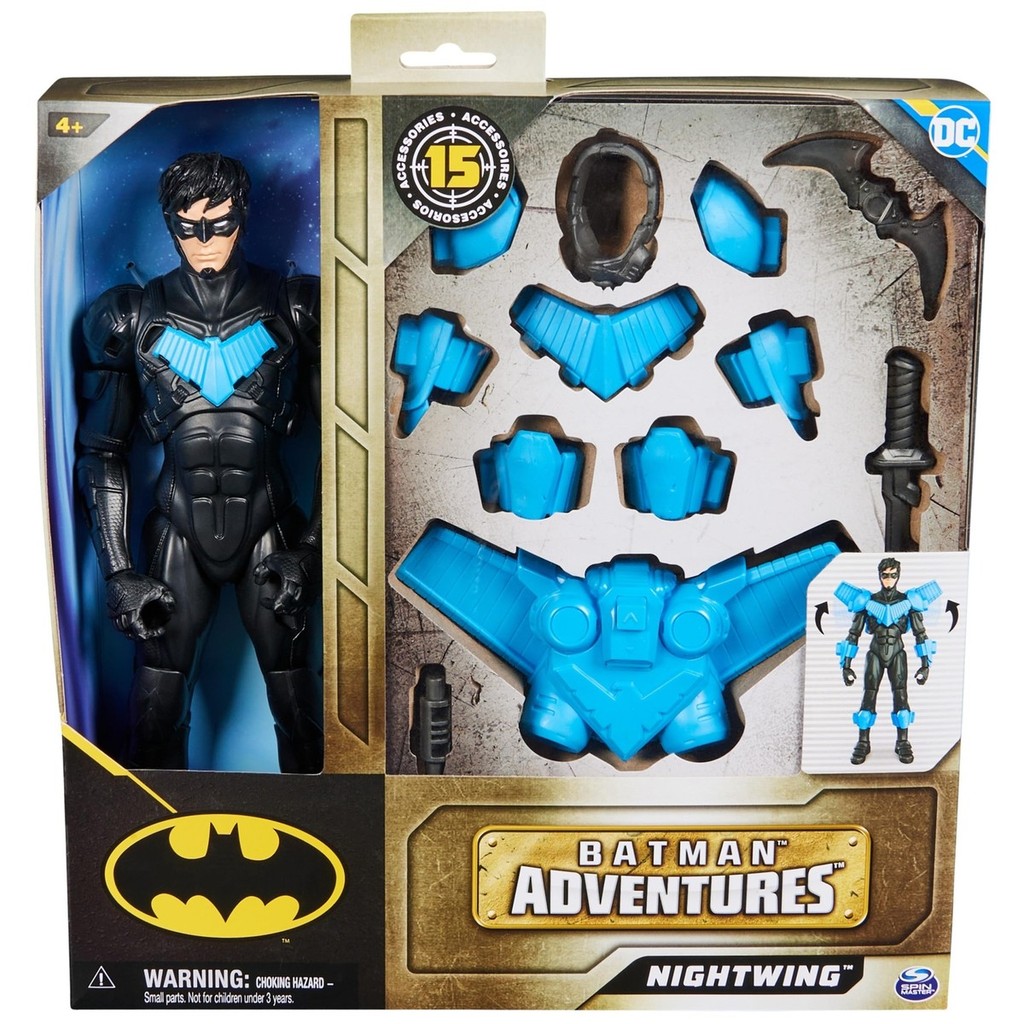 Đồ chơi siêu nhân Batman 6069100 -DC Comics, Batman Adventures, Nightwing cao 30cm