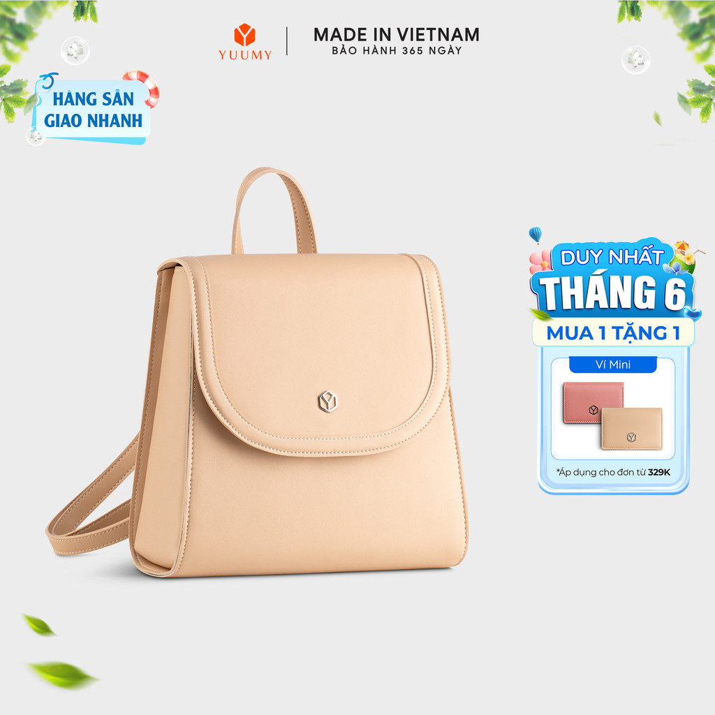 Balo Yuumy (Thời trang nữ phong cách trẻ trung - Balo da Seasand YBA96) Bagsmart