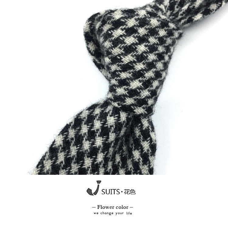 Len Wales Checkered Đen Trắng Checkered Phong Cách Nhật Bản Preppy Phong Cách Casual Retro Nam Nữ Th