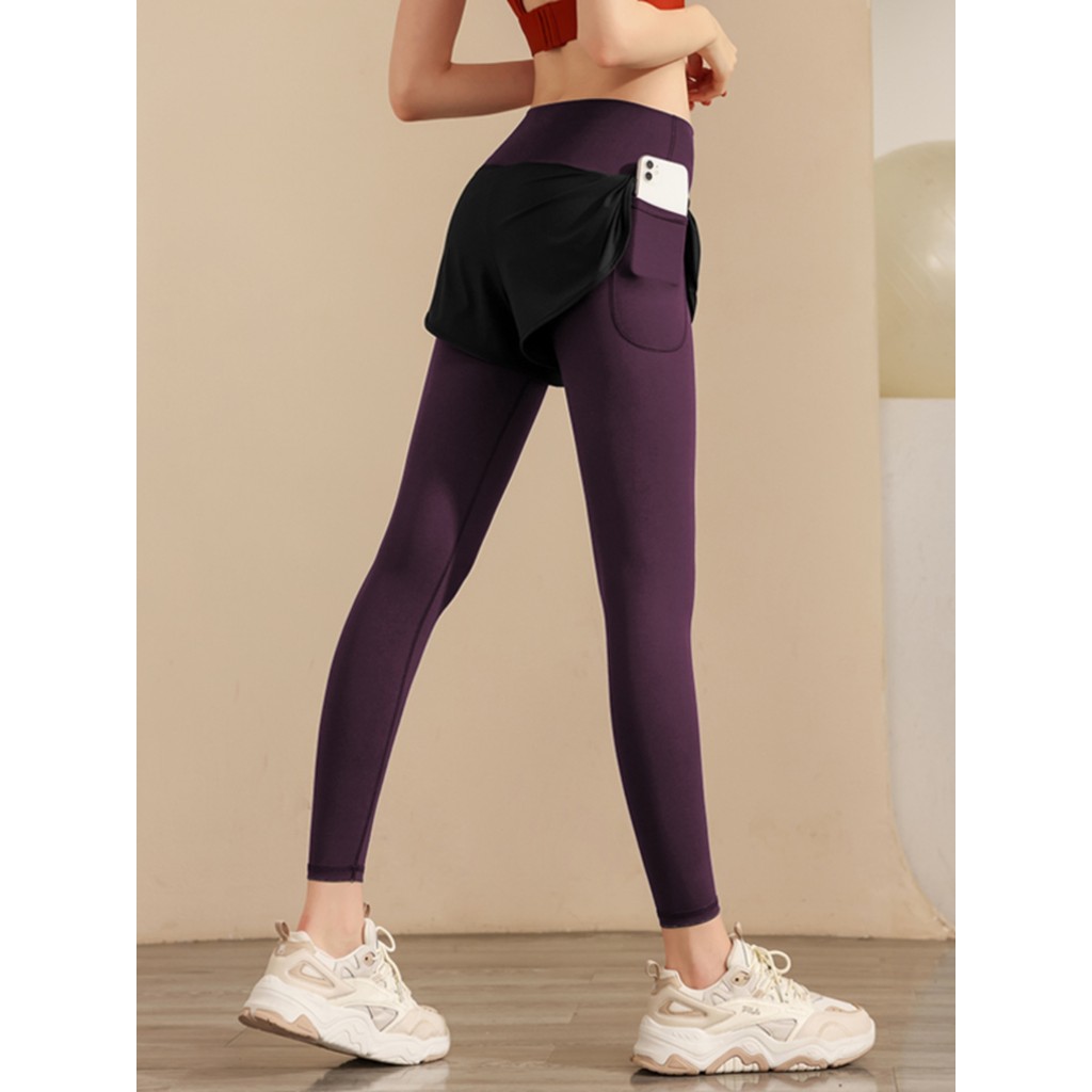 Buổi Sáng Chạy Bộ Thể Thao Nữ Mùa Thu Thể Dục Chạy Bộ Mặc 2025 Nhanh Khô Top Pamela Tập Yoga Mặc Phù