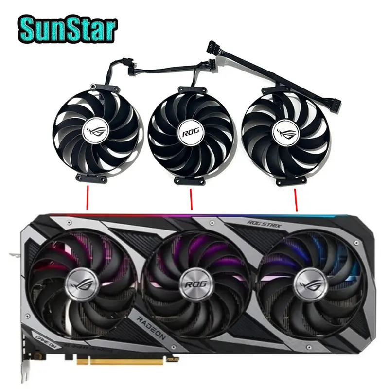 ‘ Quạt làm mát card màn hình CF1010U12D FDC10U12D9-C MỚI, Dành cho ASUS RTX 3070 3080 3090 3060TI 30