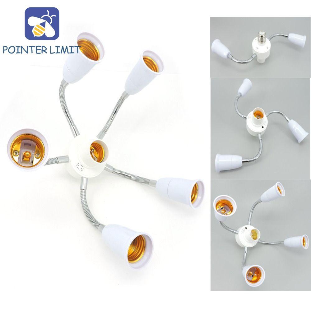 Bộ chia ổ cắm đèn POINTER LIMIT E27, linh hoạt với bộ chuyển đổi giá đỡ đèn E27, có thể điều chỉnh m