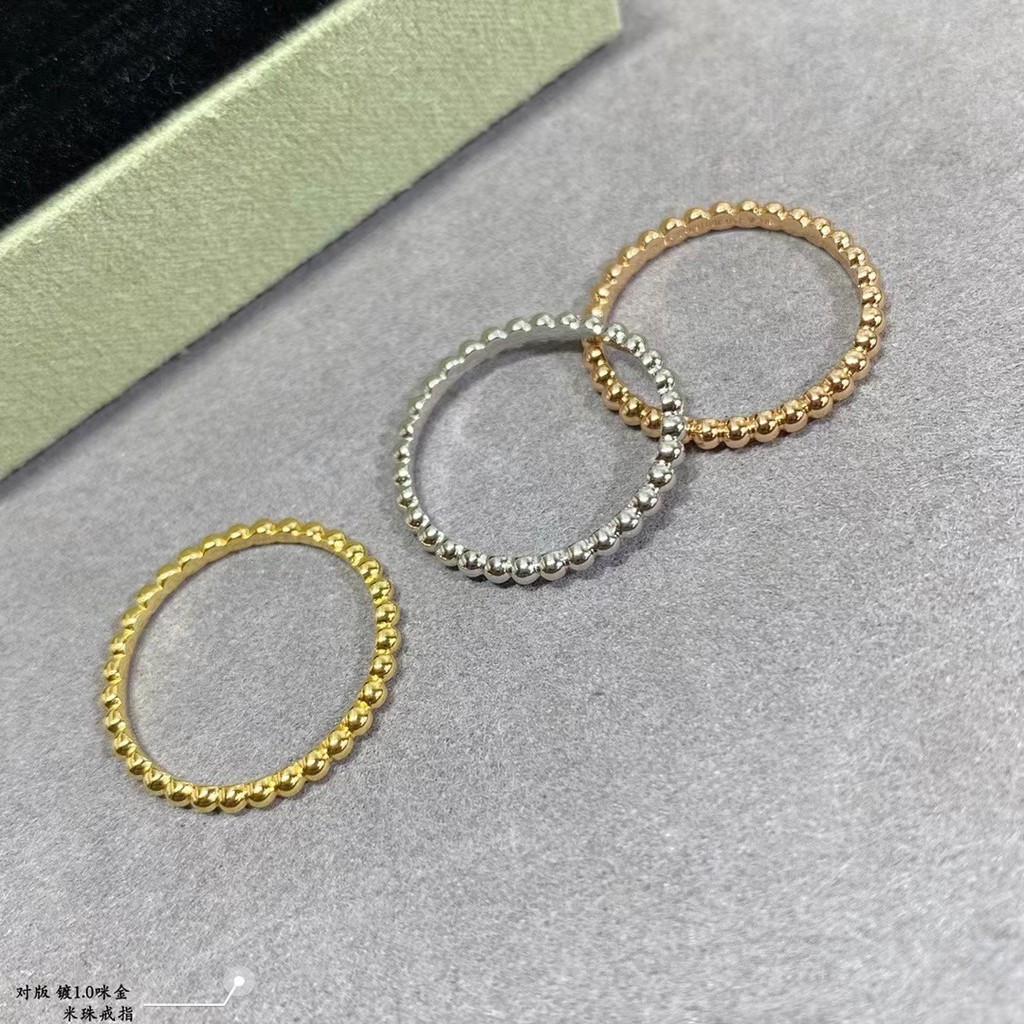 1NC3 Fanfan Ya Baby Bead Ring, Thick Plated Bead Ring18k Delicate couple's rings are exquisite