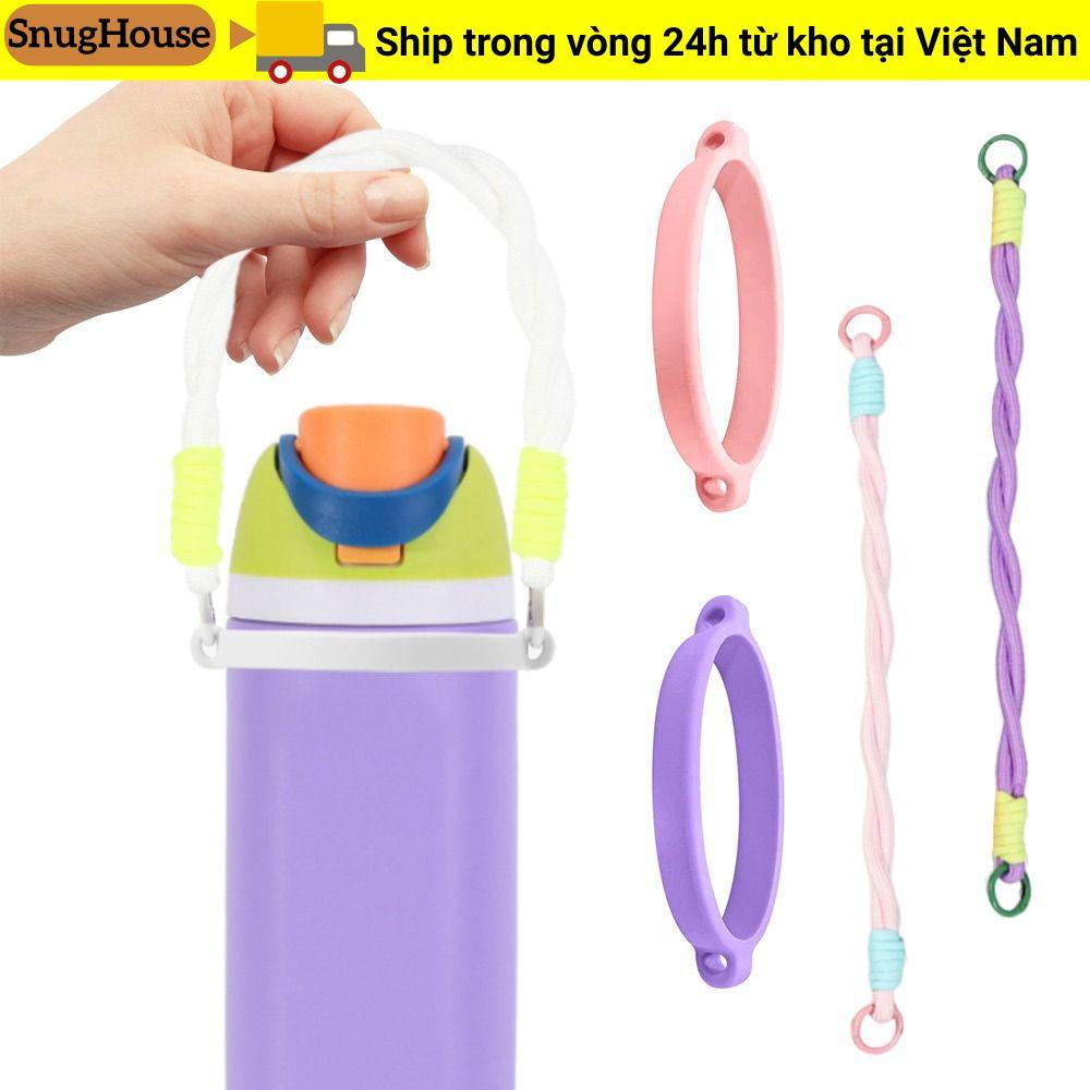 Dây Đeo Bình Nước SNUGHOUSE, Giá Đỡ Chai Nước Cầm Tay, Quai Đeo Bình Nước Silicon DIY Cho Owala