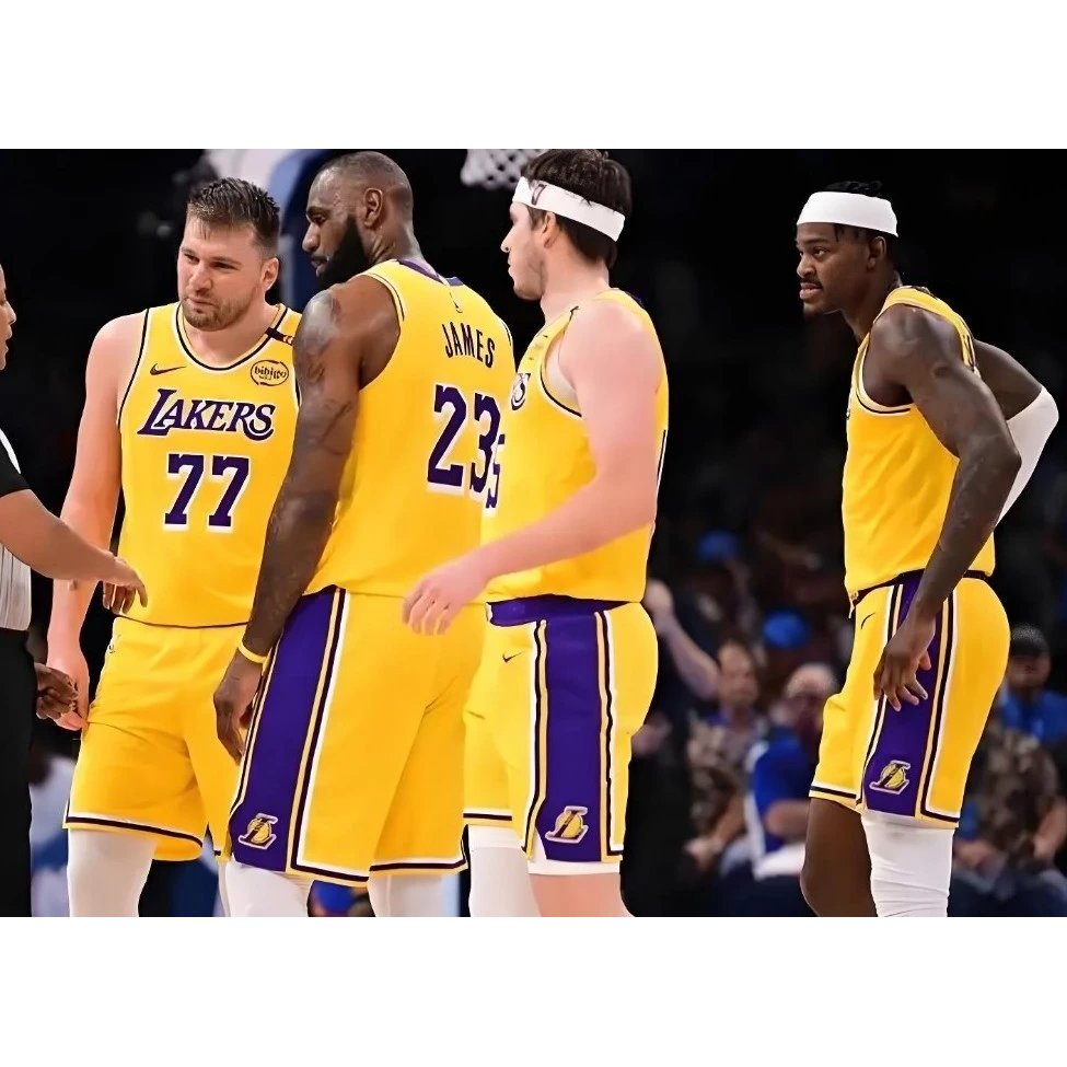 Quần Short Lakers (Los Angeles Lakers) NBA League Lakers Quần Short Trò Chơi Bấm Nóng Đồng Bộ Ánh Sá