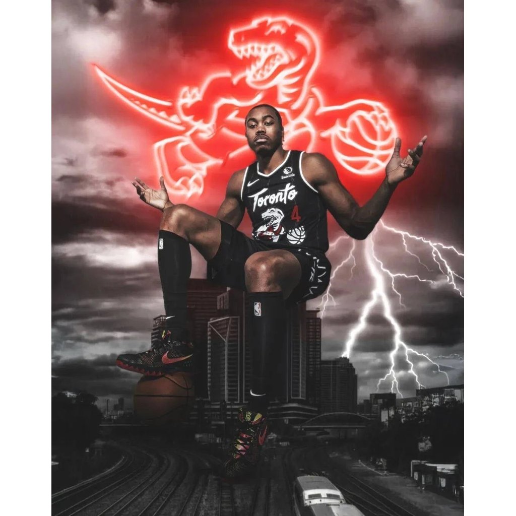 NBA League 26 Years City Limited Toronto Raptors (Toronto Raptors) Jersey ép nóng Dữ liệu lưới đồng 