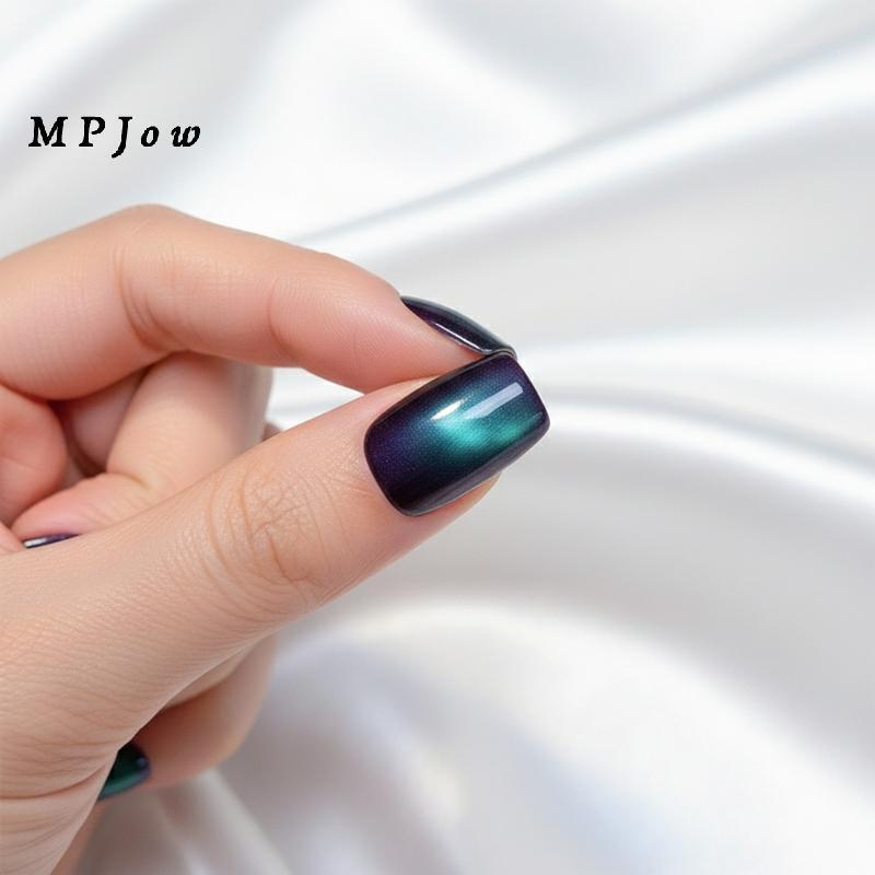 MPJow Cat Eye Almond Press On Nails 30 CÁI Móng tay giả ngắn Mẹo màu sắc hợp thời trang để mặc hàng 