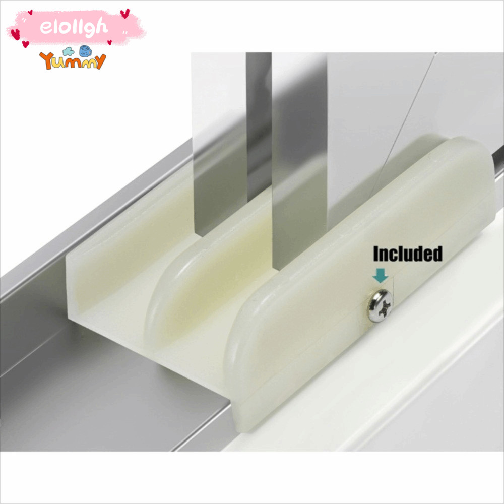 Đường ray dưới cửa tắm trượt ELO11 M6219, Đường ray nhựa 1 / 2 inch xây dựng bằng nhựa, bền với vít 