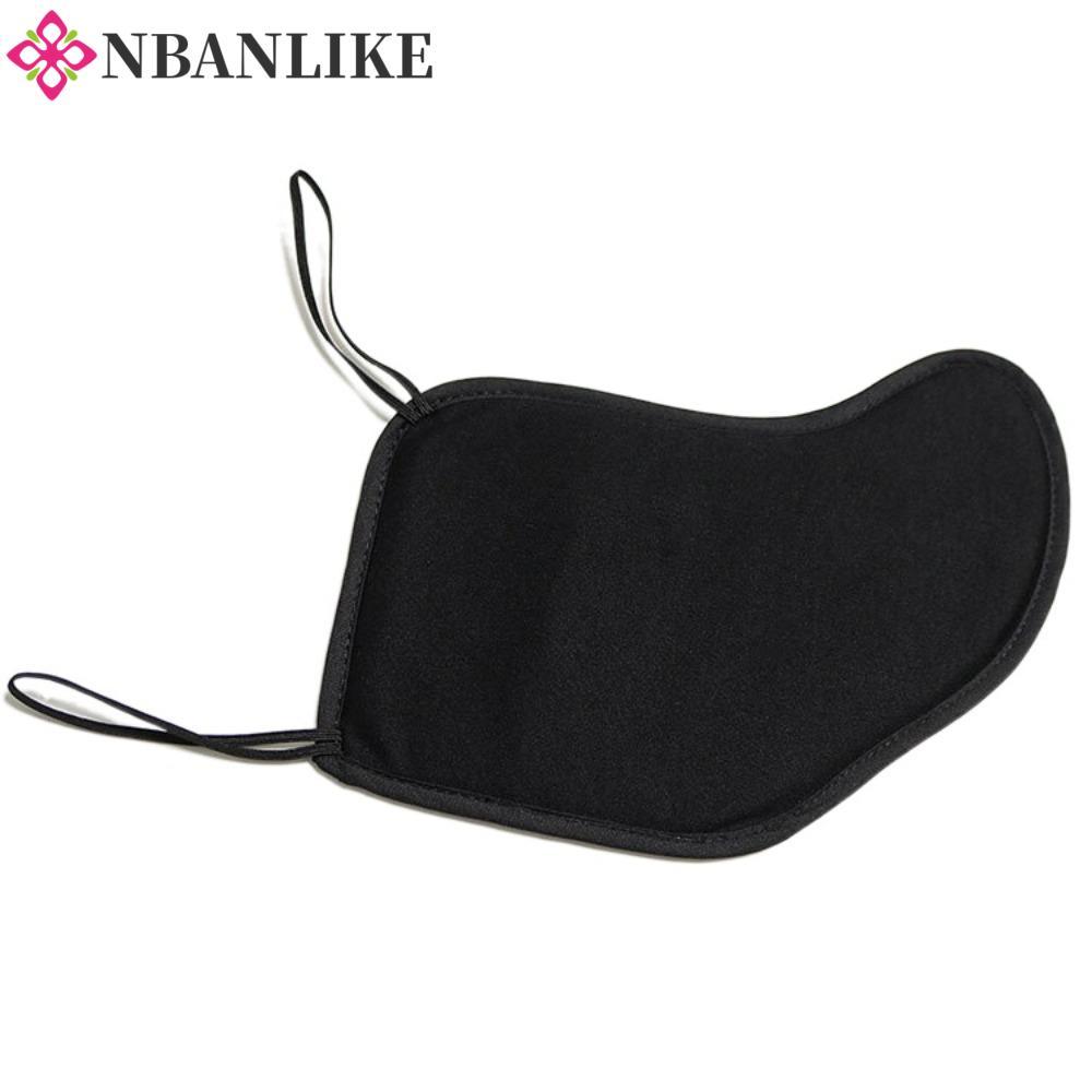 NBANLIKE Violin Chin Rest Pad, Cotton Đen / Đỏ Violin Vai Còn Lại Pad, Fiddle Parts Protector Cushio