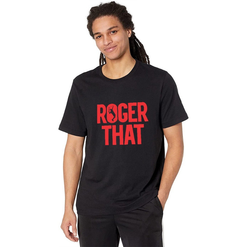 Hàng sẵn có Roger Federer Áo nam cổ tròn Úc Áo thun Tennis Top mềm cao cấp 100% Cotton tay ngắn dạo 