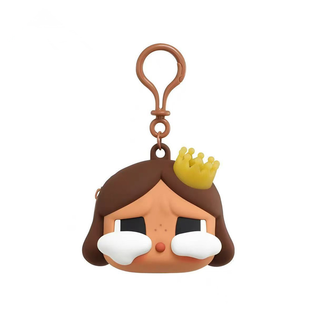 POPMART đích thực CRYBABY Crying Again Series-Ốp lưng tai nghe đồ chơi nghệ thuật túi đựng tai nghe
