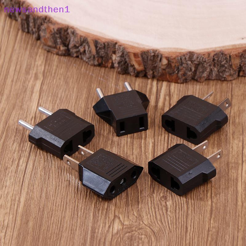 Newsandthen1 2 Cái US AU EU US Sang EU / EU Sang US Cắm Adapter Euro Du Lịch Điện Cắm Ổ Cắm Bộ Chuyể