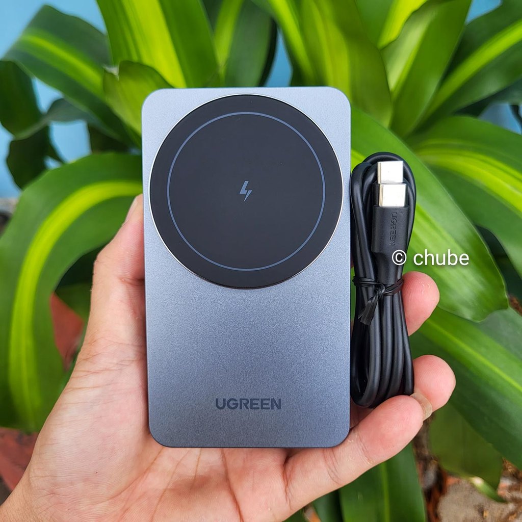 Đế sạc không dây từ tính Ugreen MagFlow 20W 2 in 1