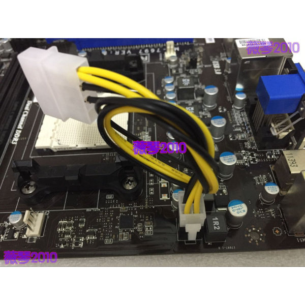 Bộ chuyển đổi nguồn điện 4PIN sang CPU lớn Dây nguồn P3 sang P4 D-Port sang CPU Square Cáp 4PIN