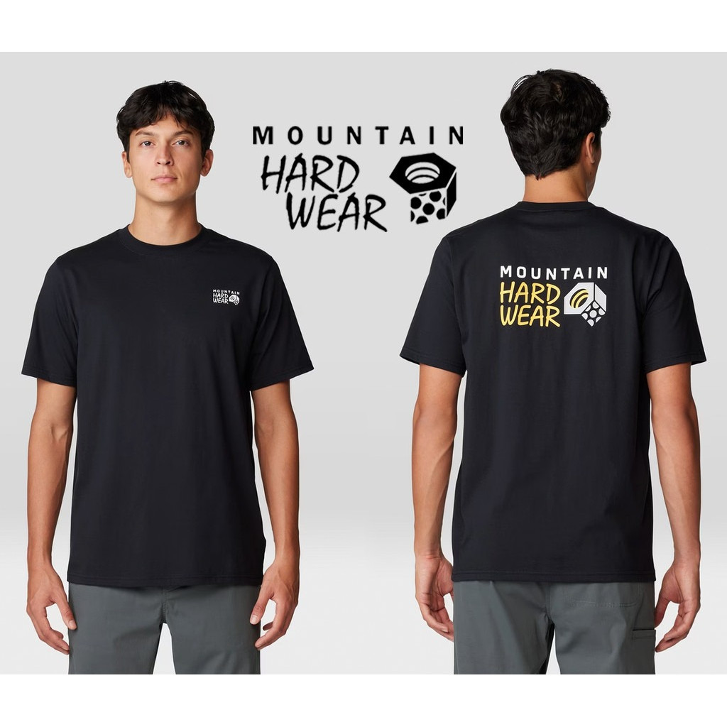 Áo thun nam ngắn tay in hình Mountain Hardwear thể thao ngoài trời Cotton nguyên chất