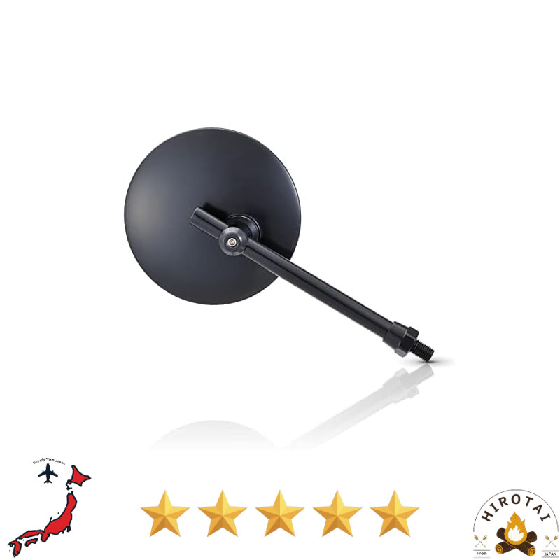 Daytona Motorcycle Mirror for Yamaha (2007+) - Vibration-Resistant Wide Angle, High Visibility Round