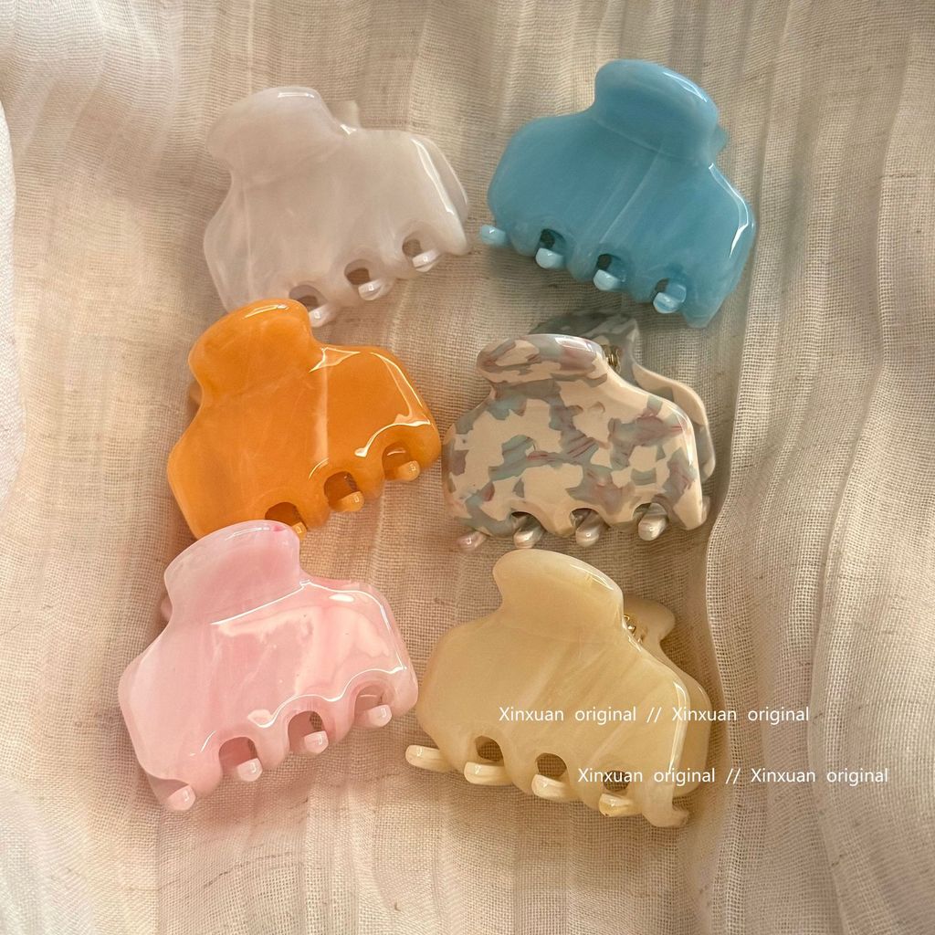 Vintage Acetate Kẹp Tóc Nữ Vuốt Kẹp
