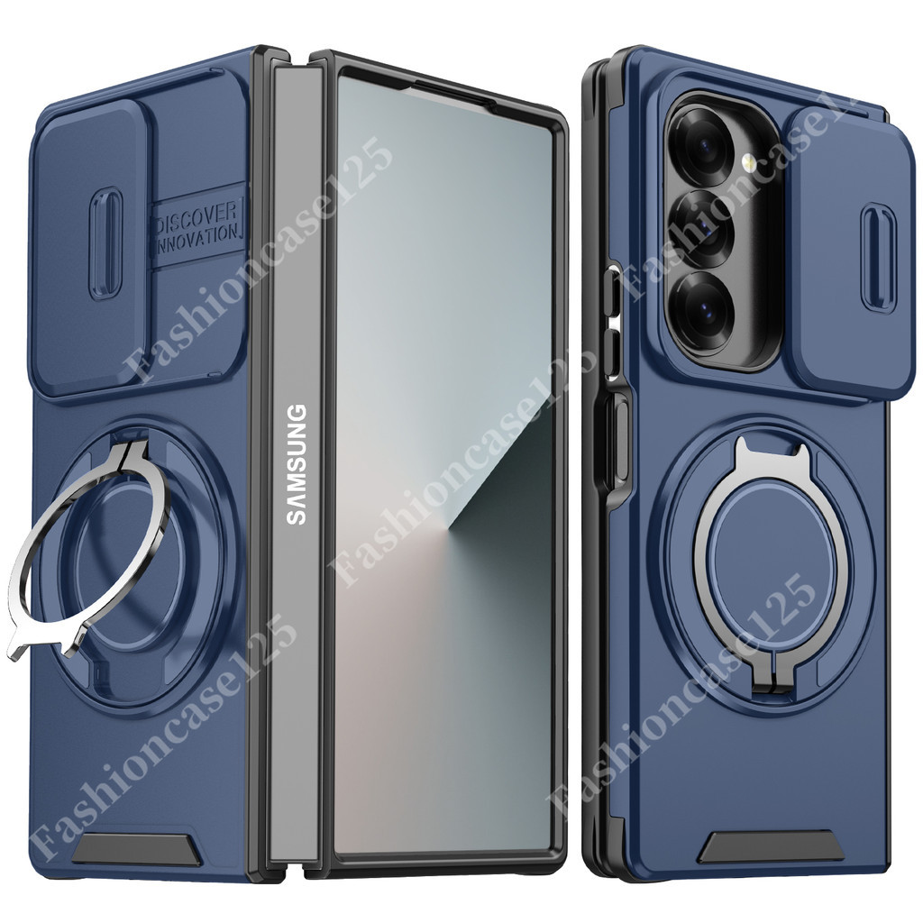 Ốp lưng chống sốc Samsung Galaxy Z Fold7 Vỏ bọc từ tính trượt cho Samsung Galaxy Z Fold7 Fold6 Fold 