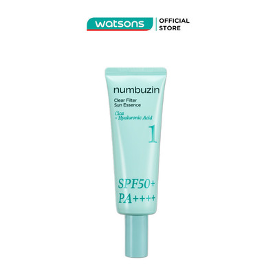 Kem Chống Nắng Dưỡng Ẩm Numbuzin No.1 Clear Filter Sun Essence 50ml