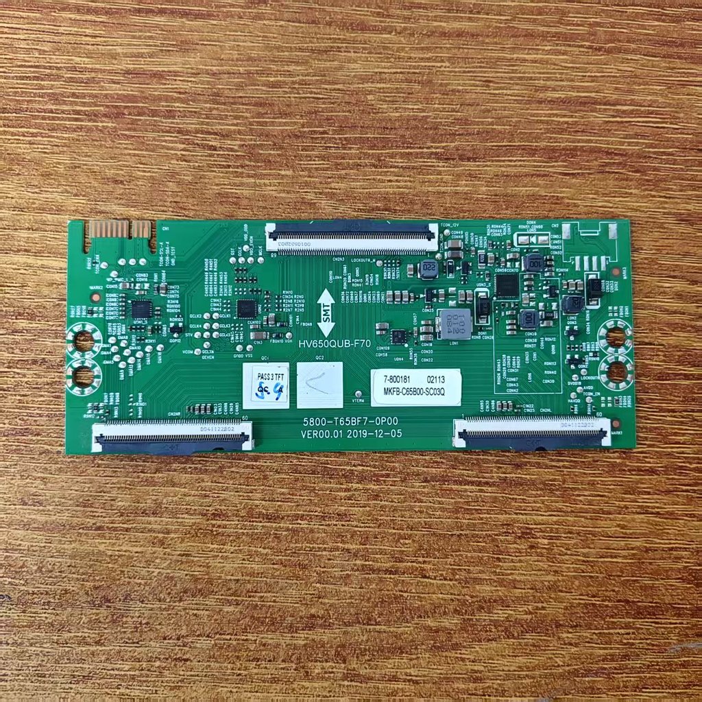 Ban Đầu Bảo Trì Sáng Tạo 65P70 65A11 Bảng Logic 5800-T65BF7-0P00 HV650QUB-F70 Bảng Mạch