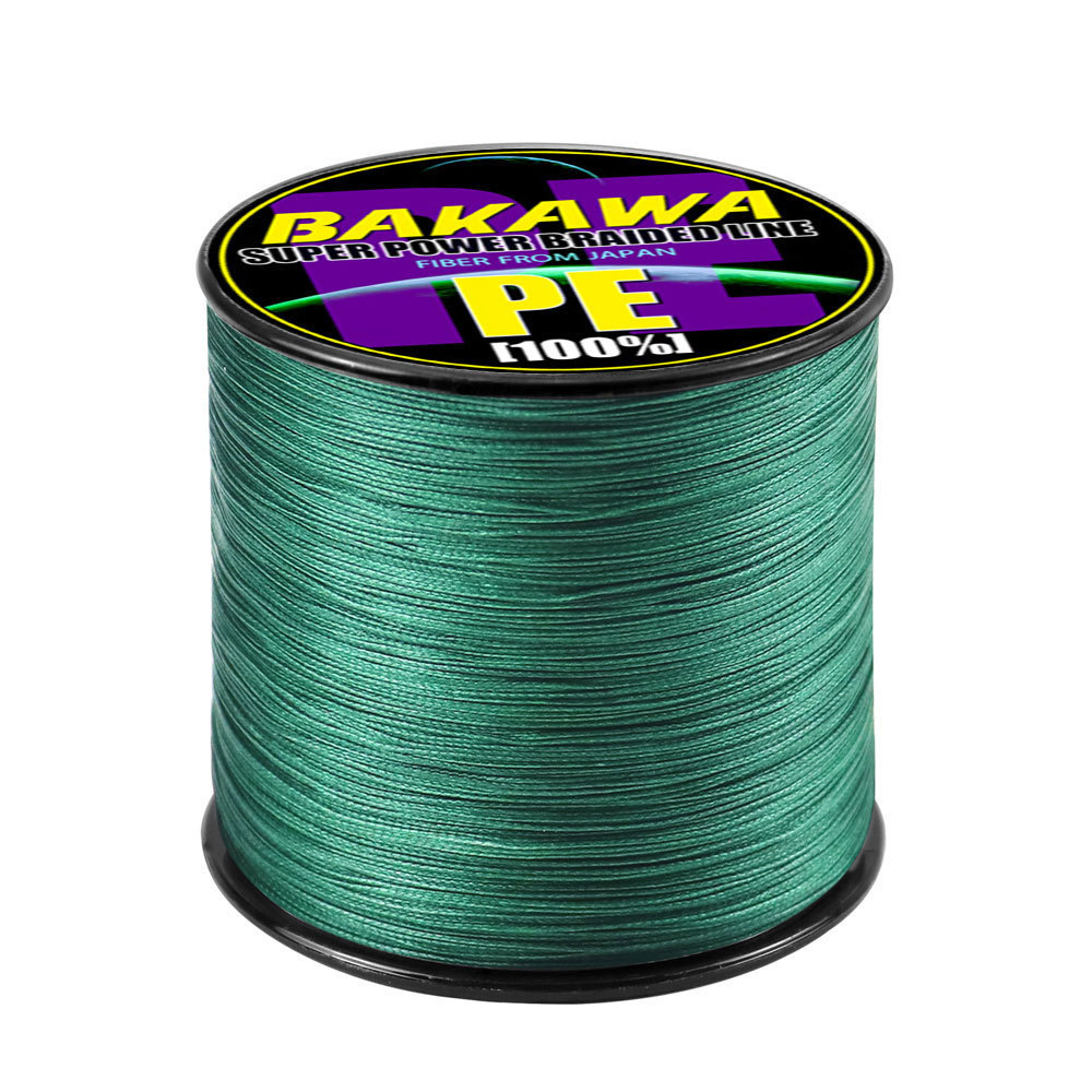 Bakawa 300M 8X PE Line Bện Line Mồi Line 8 Dây PE Line Lure Line Dây Câu Mồi Dòng