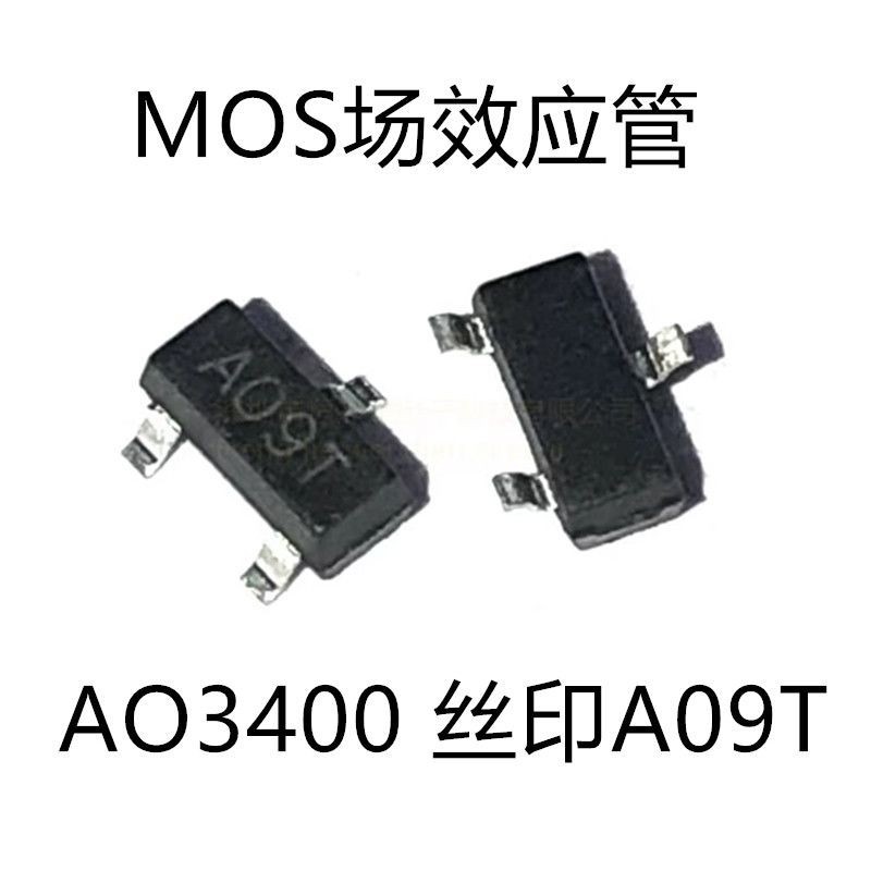 AO3400 AO3400A SOT-23 In lụa A09T N Kênh MOS Quản lý hiệu ứng trường