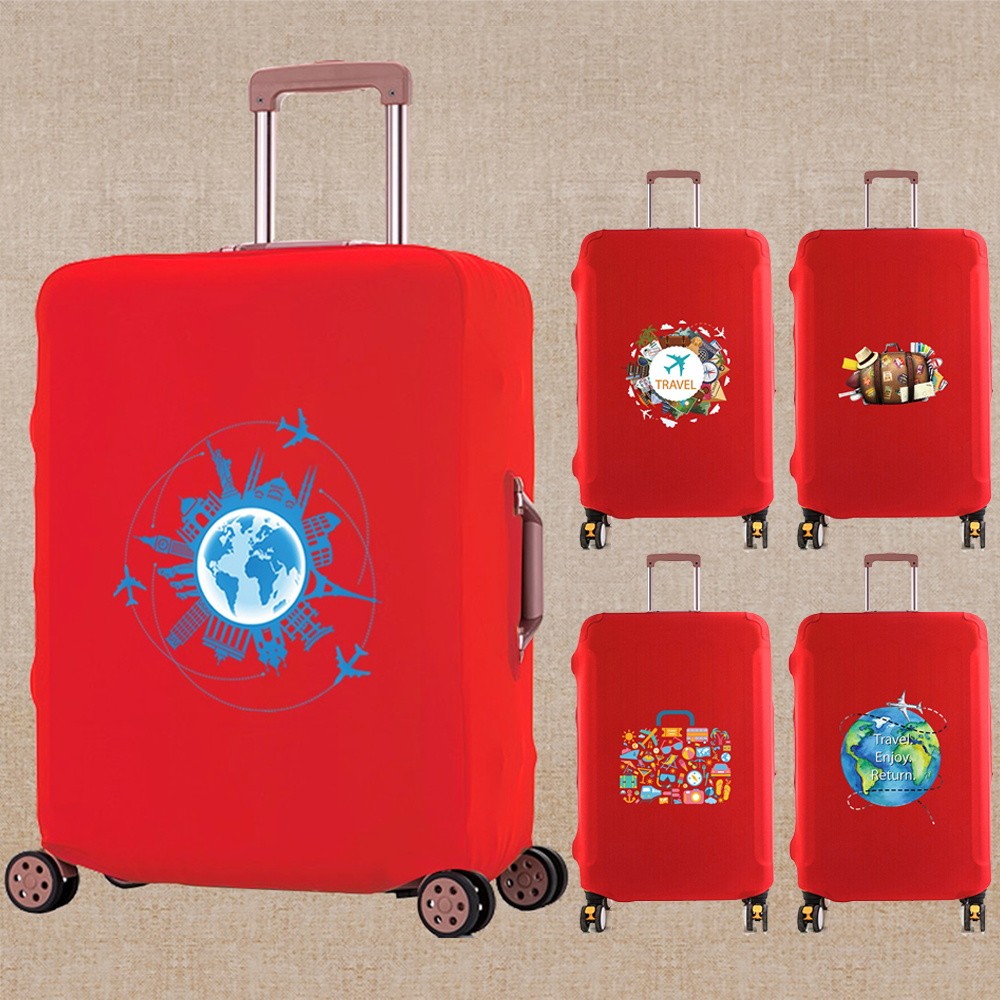 Luggage Protector Travel Protective Cover Suitcase Dust Proof Luggage Cover Elastic Travel Series